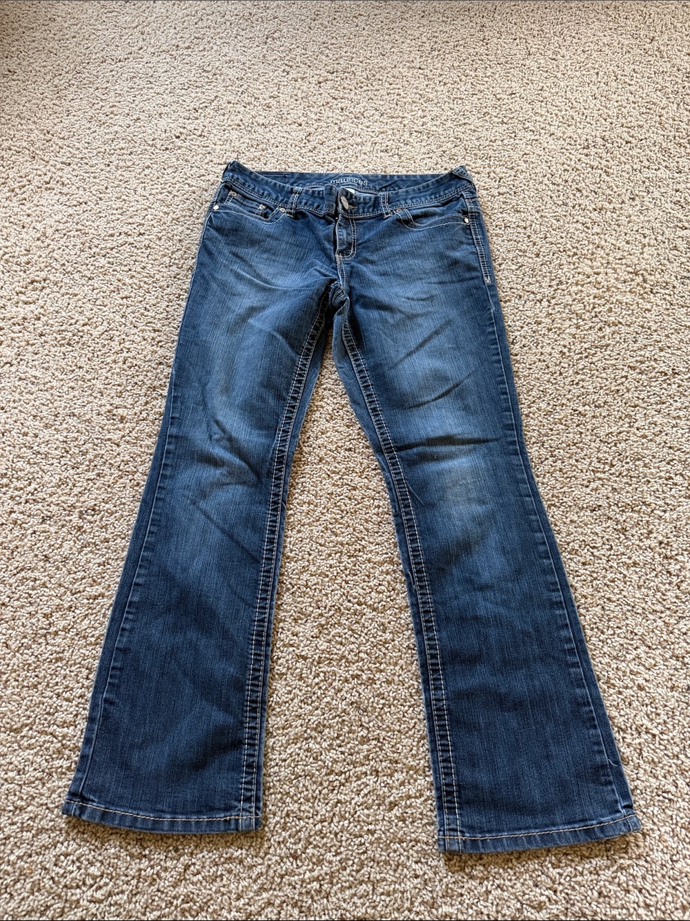 Maurices Blue Flare & Wide Leg Jeans